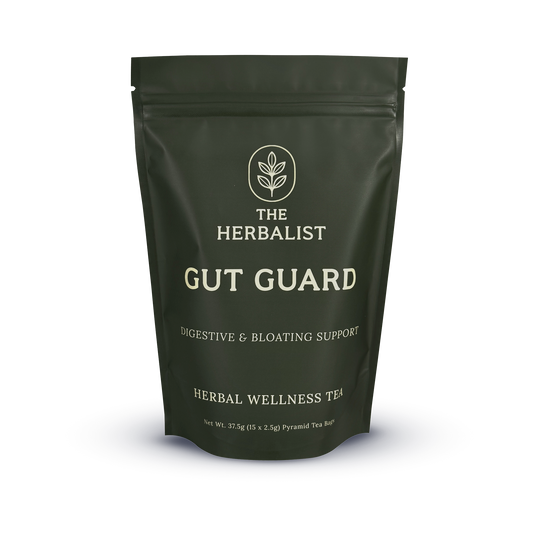 Gut Guard Herbal Tea – Premium Pyramid Tea Bags for Digestion and Bloating Relief
