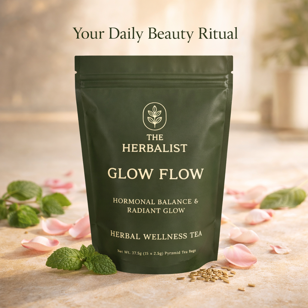 Glow Flow Herbal Tea – Hormonal Balance & PCOS Support Blend