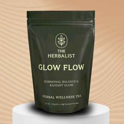Glow Flow Herbal Tea – Hormonal Balance & PCOS Support Blend The Herbalist 