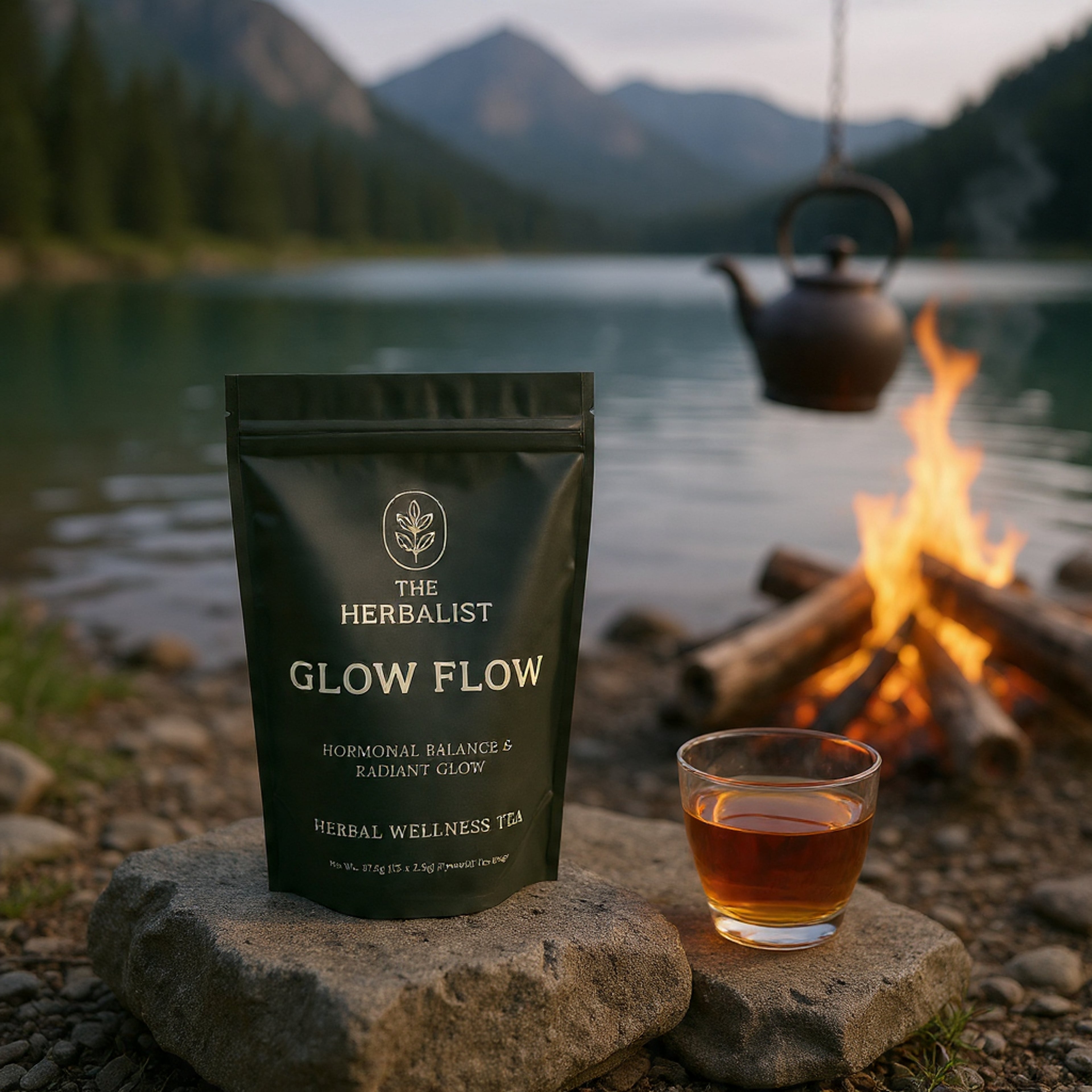 Glow Flow Herbal Tea – Hormonal Balance & PCOS Support Blend
