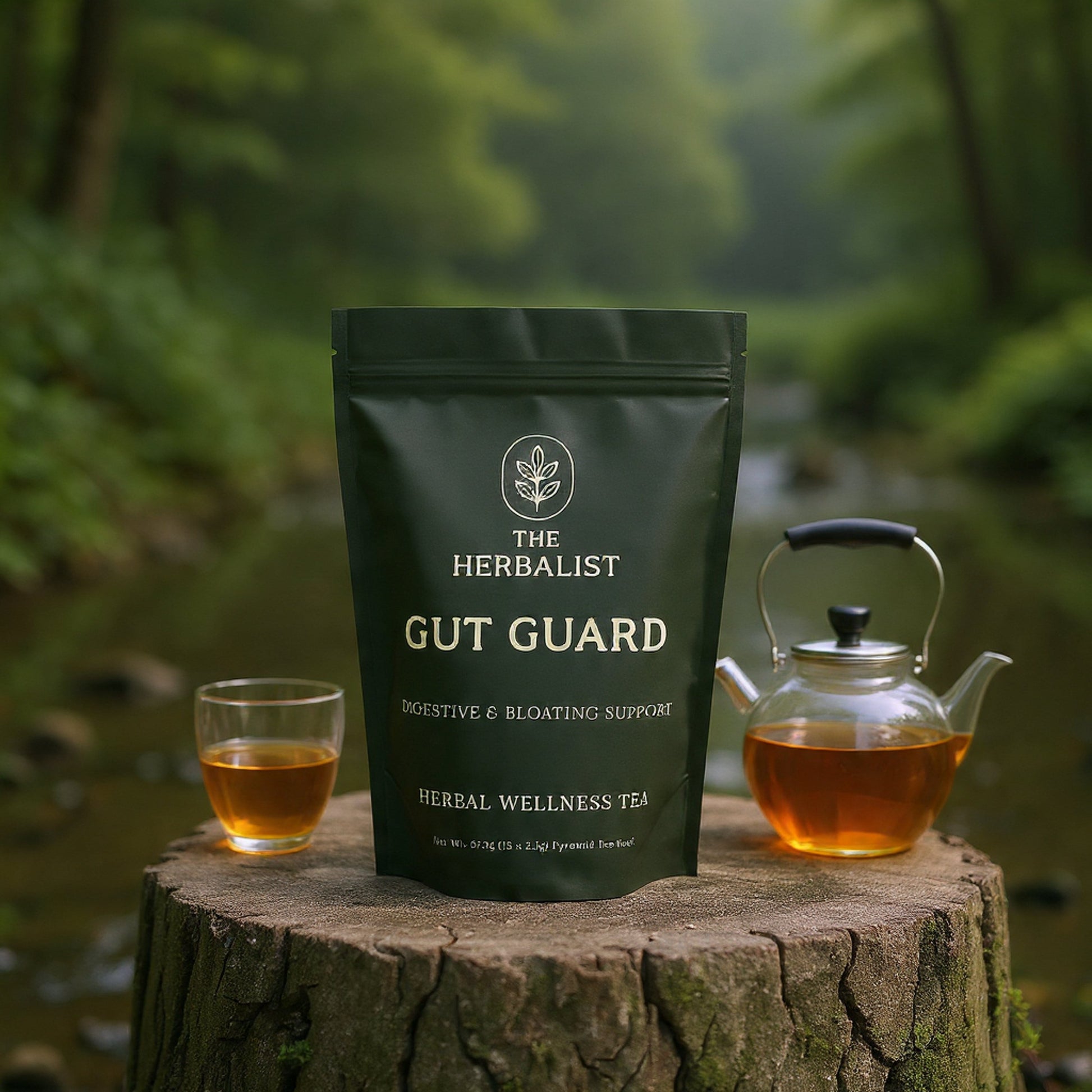 Gut Guard Herbal Tea – Digestive Support & Bloating Relief Blend The Herbalist 