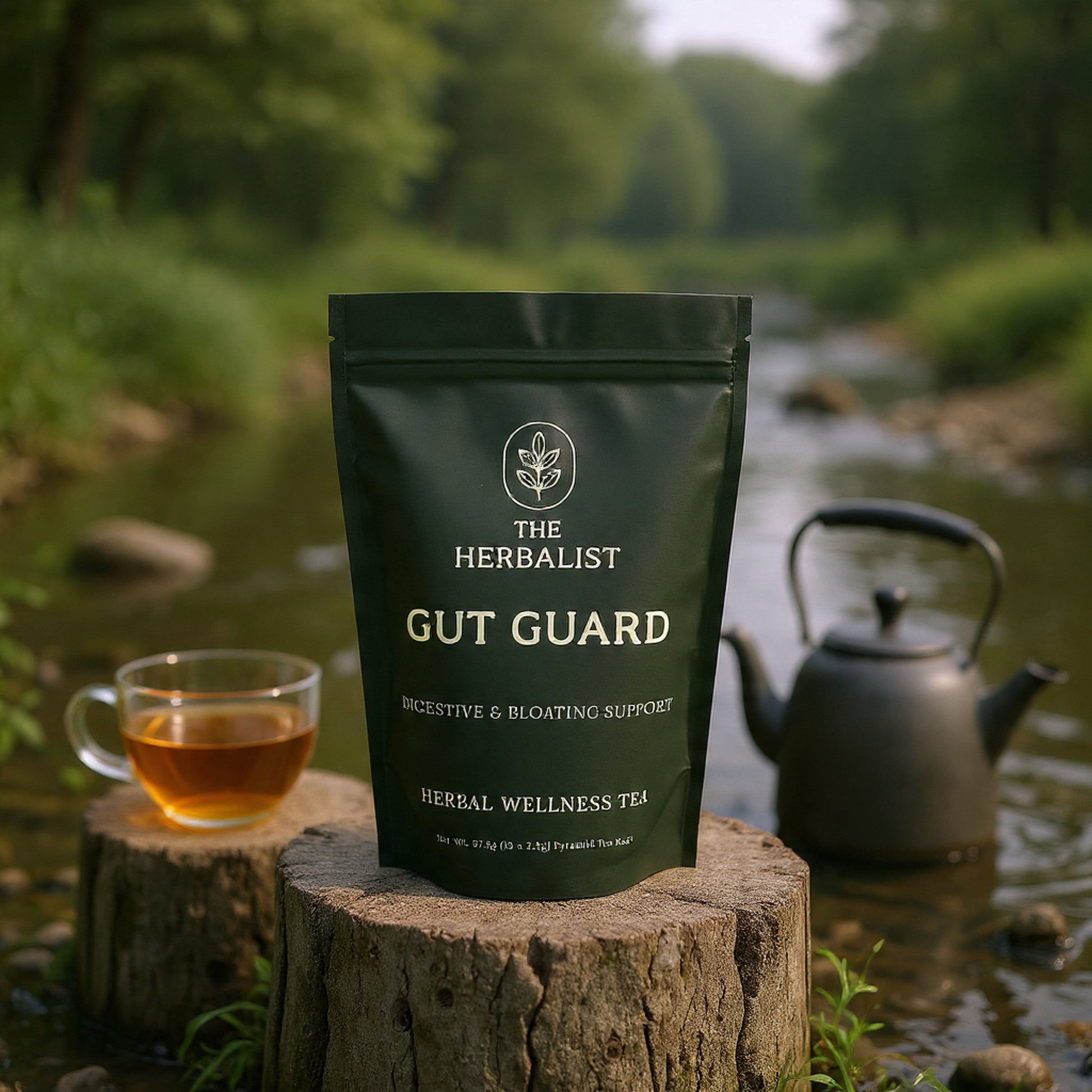 Gut Guard Herbal Tea – Digestive Support & Bloating Relief Blend The Herbalist 